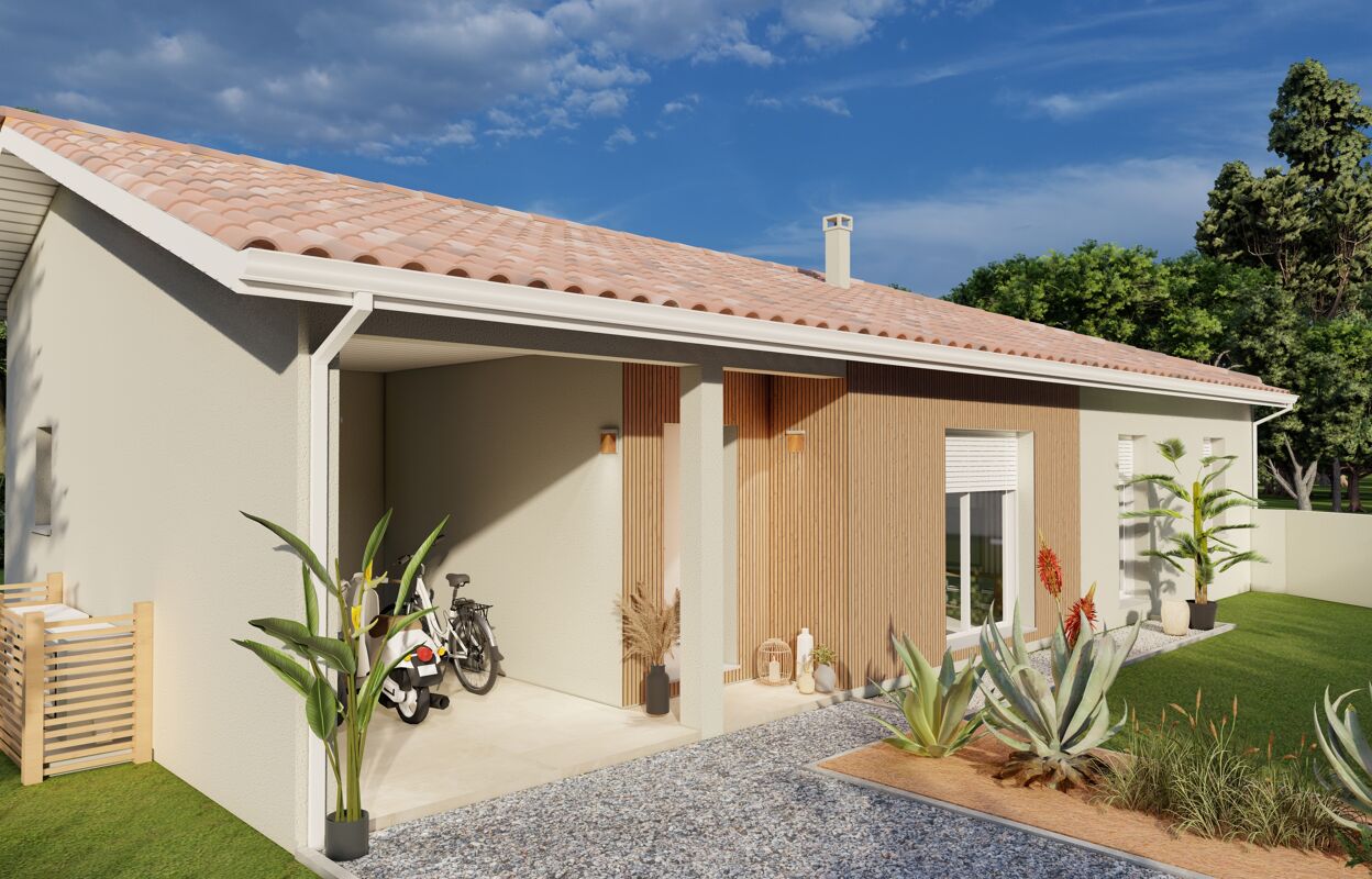 maison 90 m2 à construire à Linxe (40260)