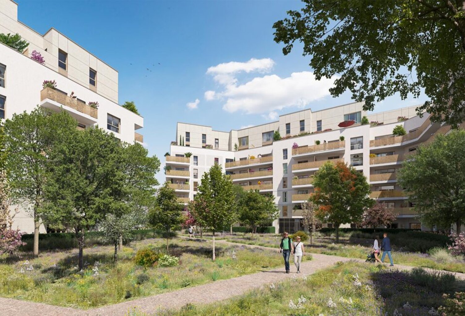 Vente programme neuf T3, T4, T5 62 à 89 m² Bussy-Saint-Georges (77600) — photo 1