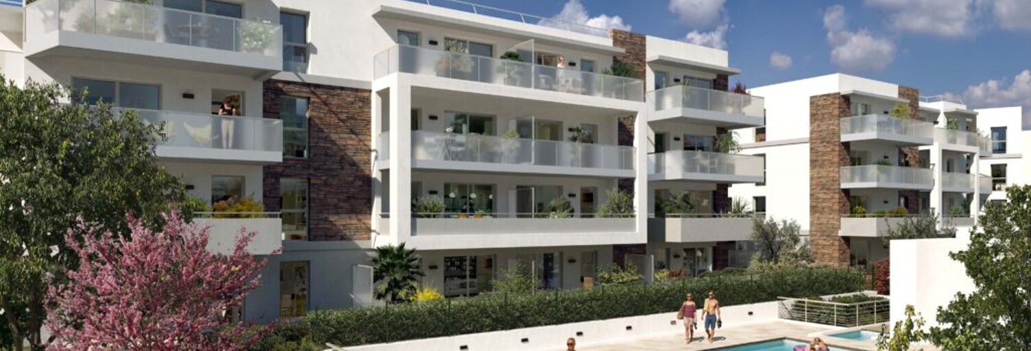 Appartement neuf T2, T3 Pièce 43 à 64 m² à vendre à Saint-Laurent-du-Var (06700)