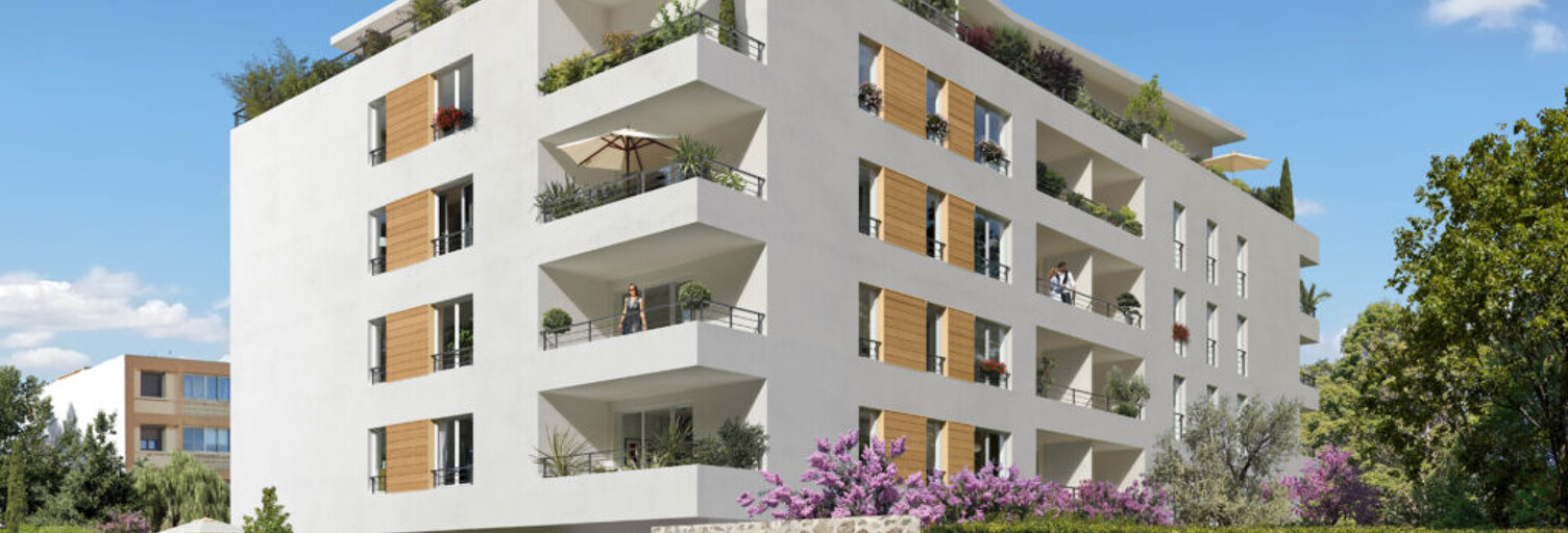 Appartement neuf T1, T2, T3, T4 Pièce 27 à 100 m² à vendre à Marseille 8 (13008)