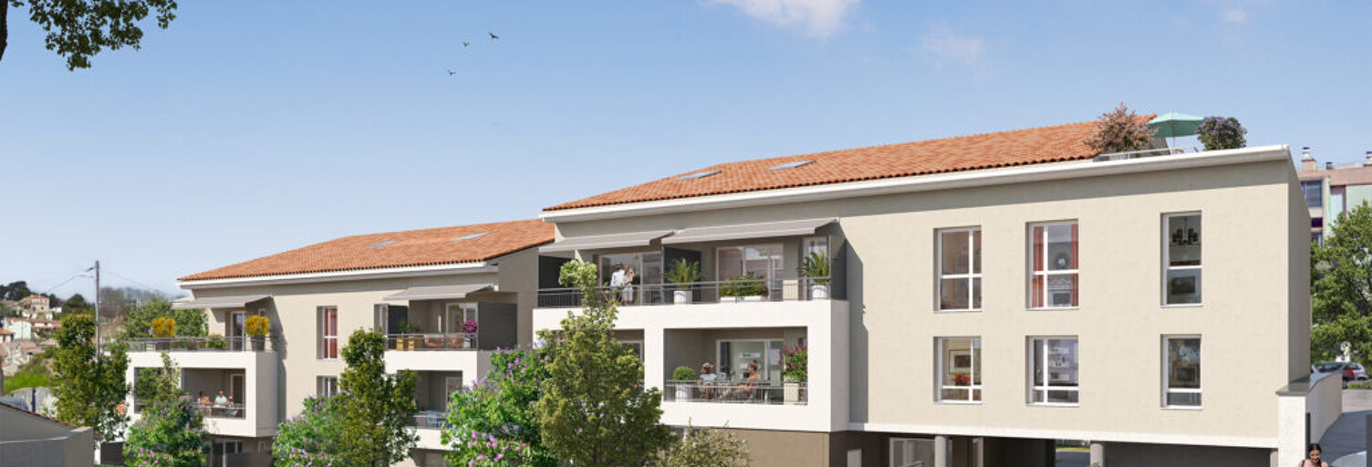 Appartement neuf T2, T3 Pièce 52 à 69 m² à vendre à Marseille 13 (13013)