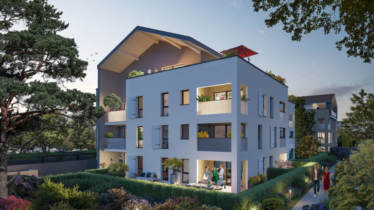 appartement neuf T2, T3, T4, T5 pièces 41 à 128 m2 à vendre à Thonon-les-Bains (74200)