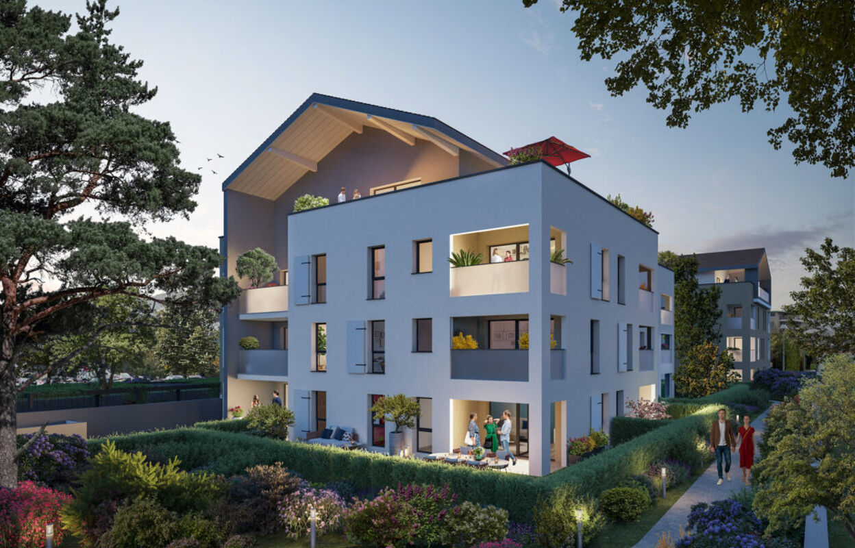 appartement neuf T2, T3, T4, T5 pièces 41 à 128 m2 à vendre à Thonon-les-Bains (74200)