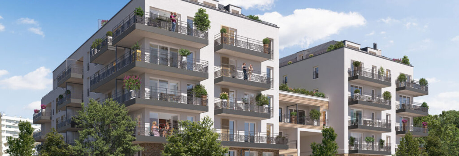 Appartement neuf T1, T2, T3, T4, T5 Pièce 23 à 90 m² à vendre à Saint-Herblain (44800)