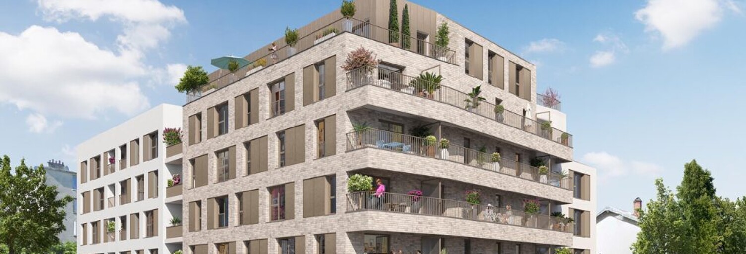 Appartement neuf T2, T3 Pièce 46 à 65 m² à vendre à Stains (93240)