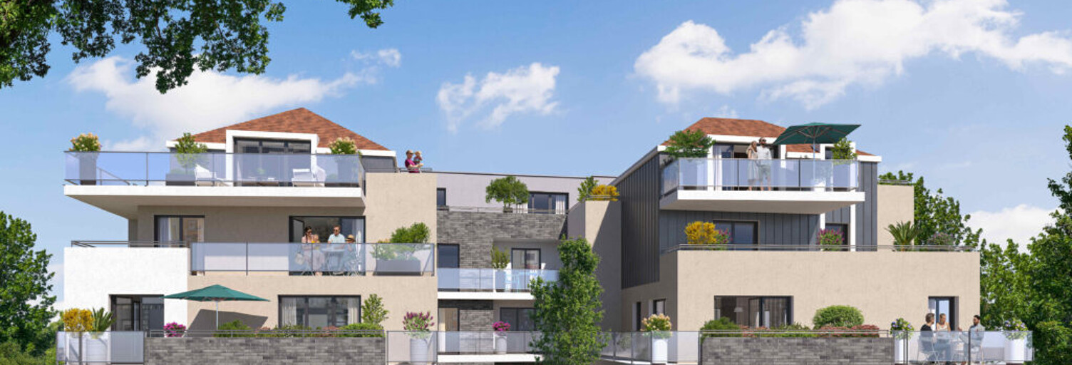 Appartement neuf T2, T3, T4 Pièce 41 à 72 m² à vendre à Saint-Thibault-des-Vignes (77400)
