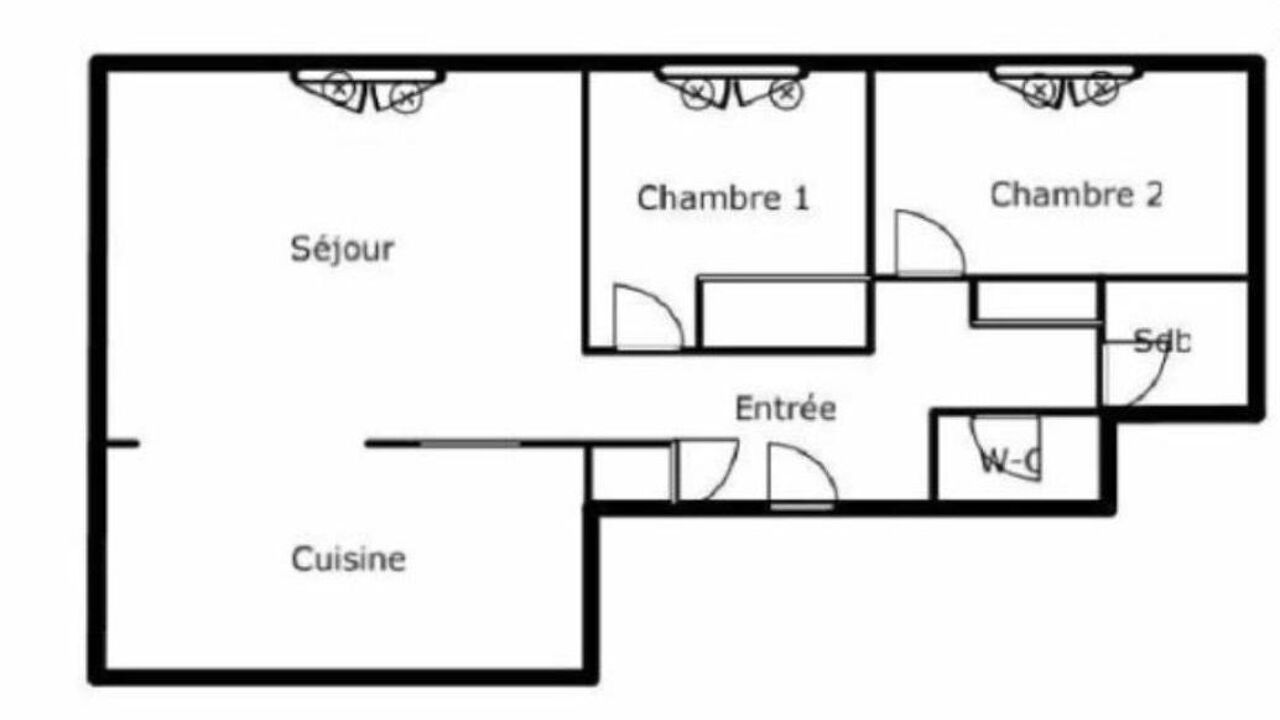 appartement 3 pièces 80 m2 à louer à Bordeaux (33000)