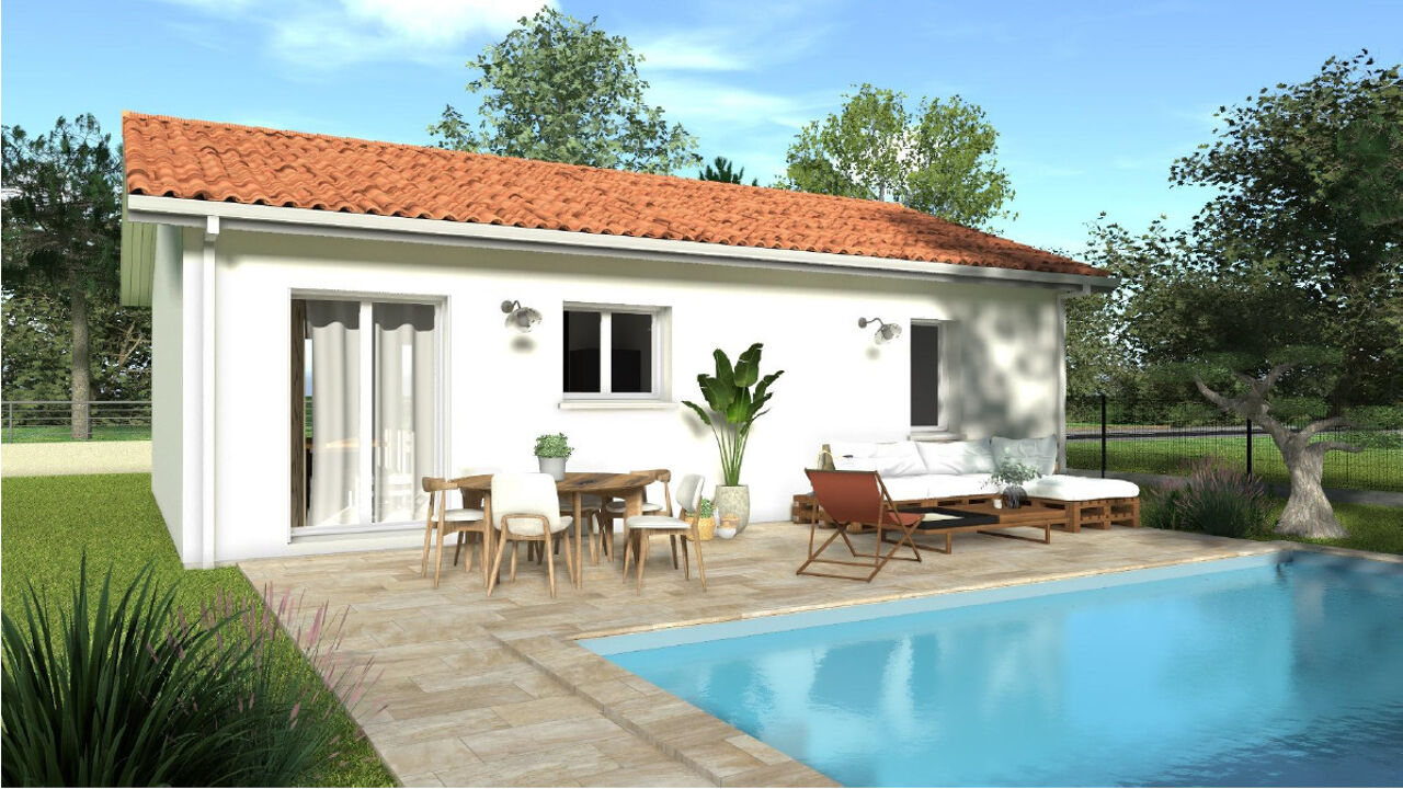 maison 64 m2 à construire à Langon (33210)