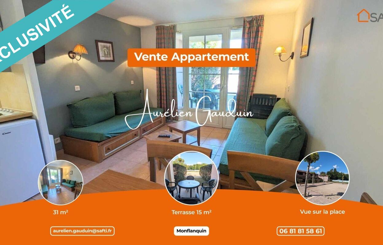 appartement 2 pièces 31 m2 à vendre à Monflanquin (47150)