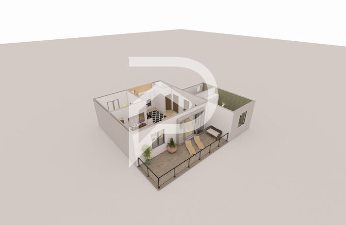 Villelaure - Appartement T3 de 67,57 m2 avec terrasse — photo 4