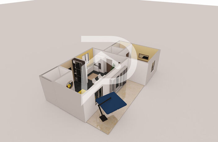 Villelaure - Appartement T2 de 56,62 m2 avec terrasse — photo 4