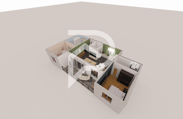 Villelaure - Appartement T3 de 79,10m2 avec terrasse — photo 4