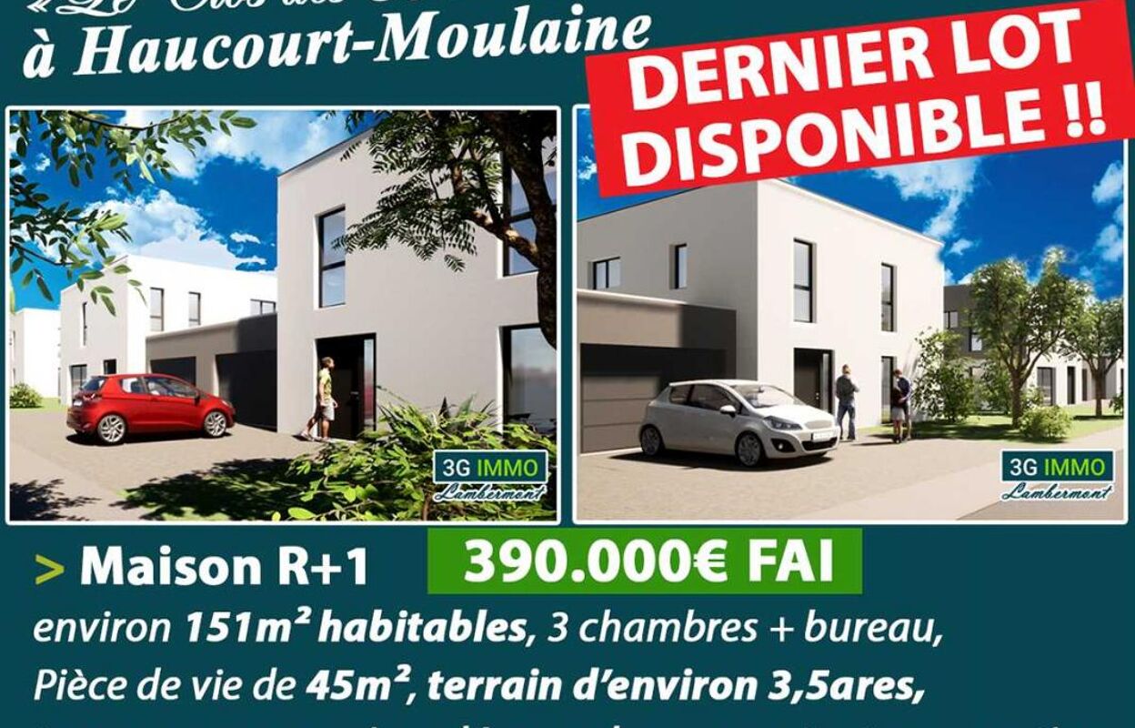 maison 5 pièces 151 m2 à vendre à Haucourt-Moulaine (54860)