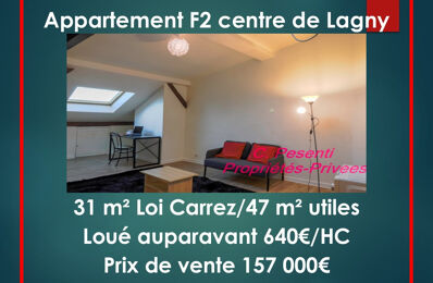 vente appartement 157 000 € à proximité de Noisy-le-Grand (93160)