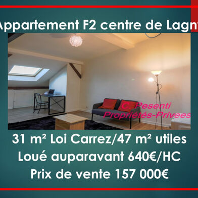 Appartement 2 pièces 31 m²