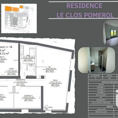 Maison 4 pièces 85 m²