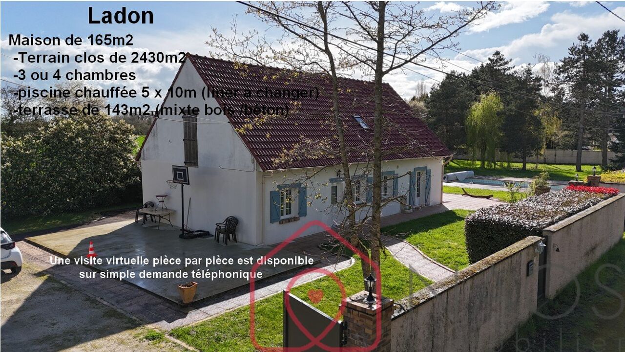 maison 5 pièces 165 m2 à vendre à Ladon (45270)