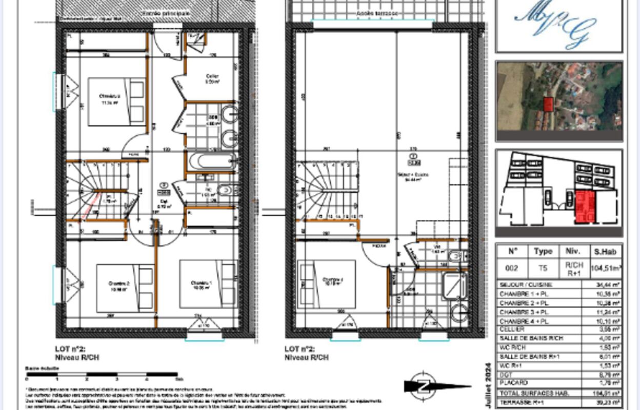 maison 5 pièces 105 m2 à vendre à Communay (69360)