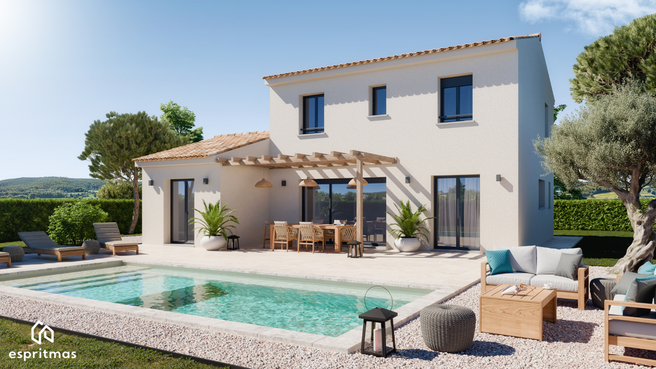 maison 5 pièces 130 m2 à vendre à Saint-Vincent-de-Barbeyrargues (34730)