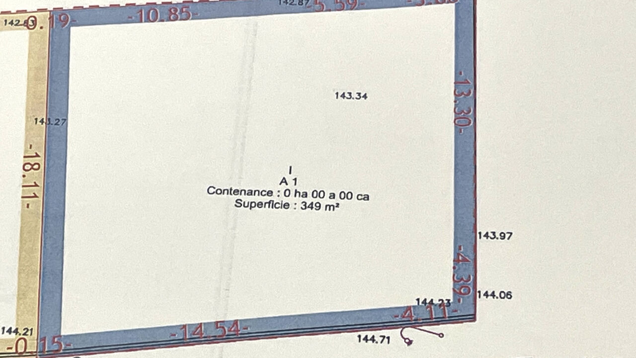 terrain  pièces 349 m2 à vendre à Choisy-en-Brie (77320)