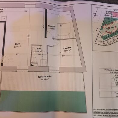 Appartement 3 pièces 224000 €