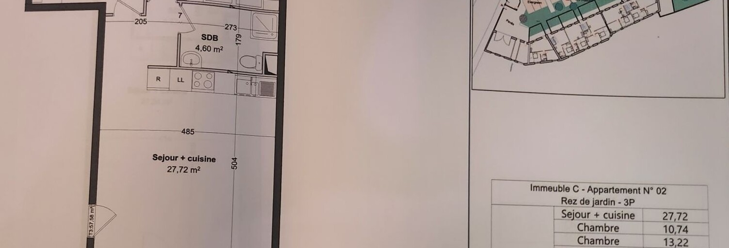 Appartement 3 Pièces 56 m² à vendre à Étampes (91150)