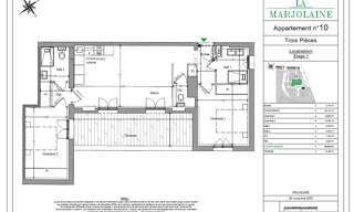 Appartement 3 Pièces 60 m² à vendre à Mouans-Sartoux (06370)