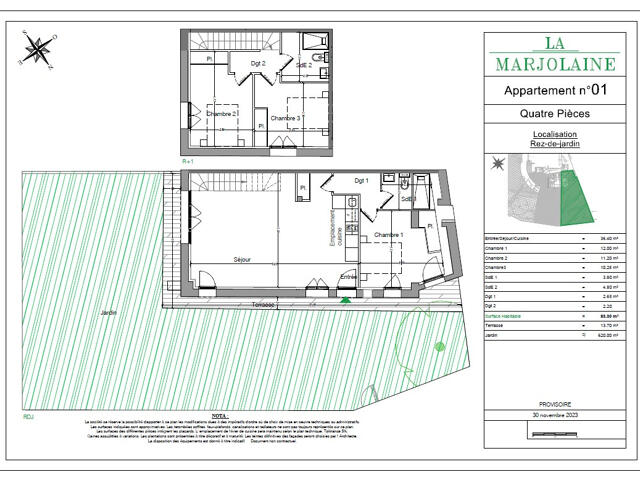 Appartement proposé à Mouans-Sartoux