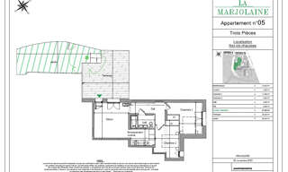 Appartement 3 Pièces 51 m² à vendre à Mouans-Sartoux (06370)