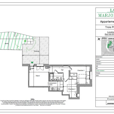Appartement 3 pièces 320000 €