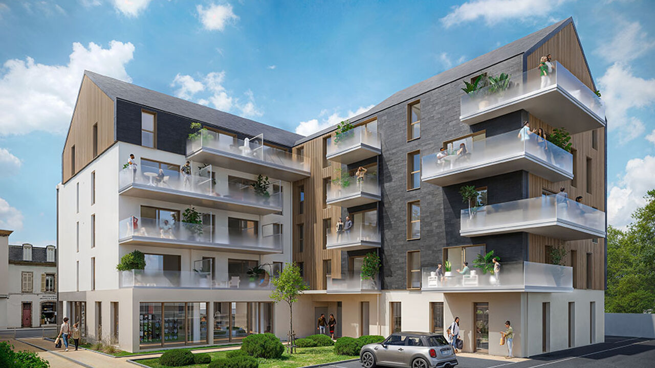 appartement neuf T2, T3 pièces 43 à 86 m2 à vendre à Landerneau (29800)