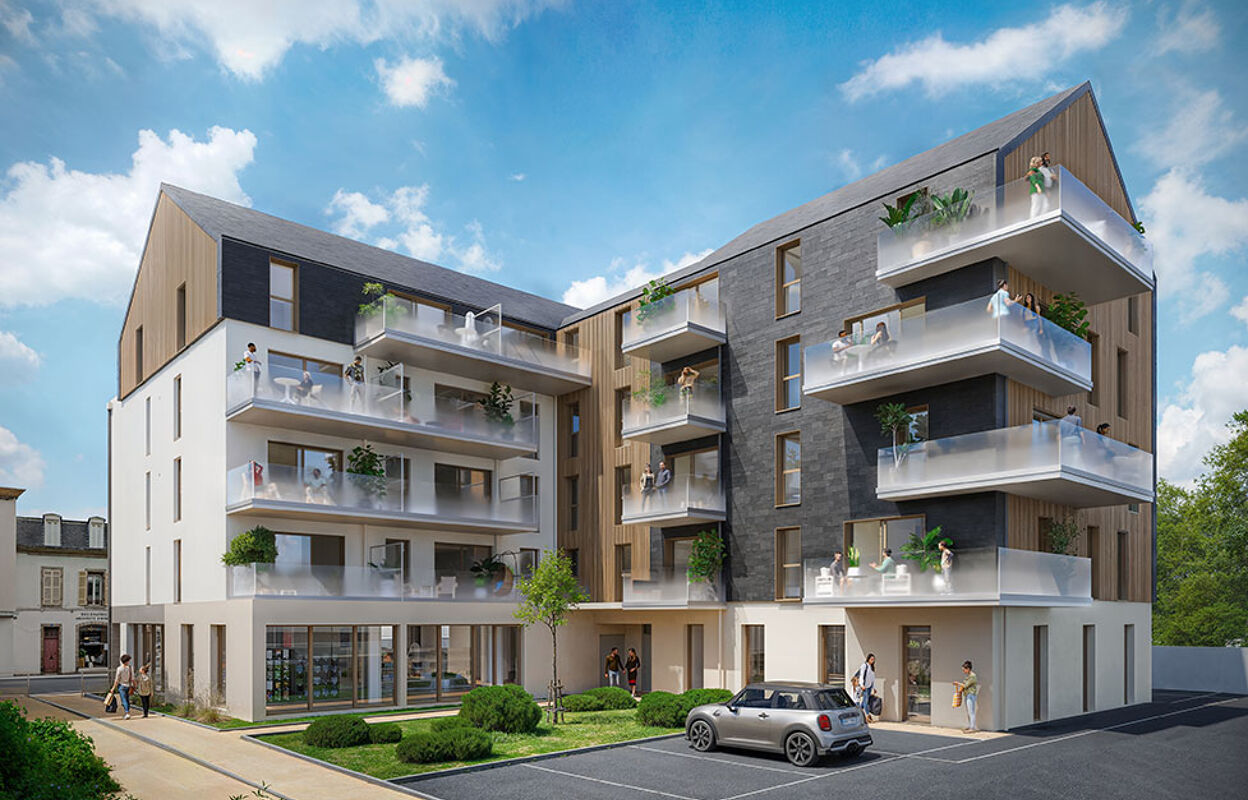 appartement neuf T2, T3 pièces 43 à 86 m2 à vendre à Landerneau (29800)