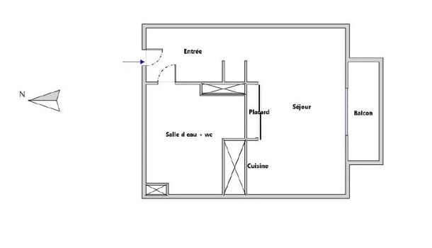 Appartement 1 pièces  à vendre Marseille 5eme 13005