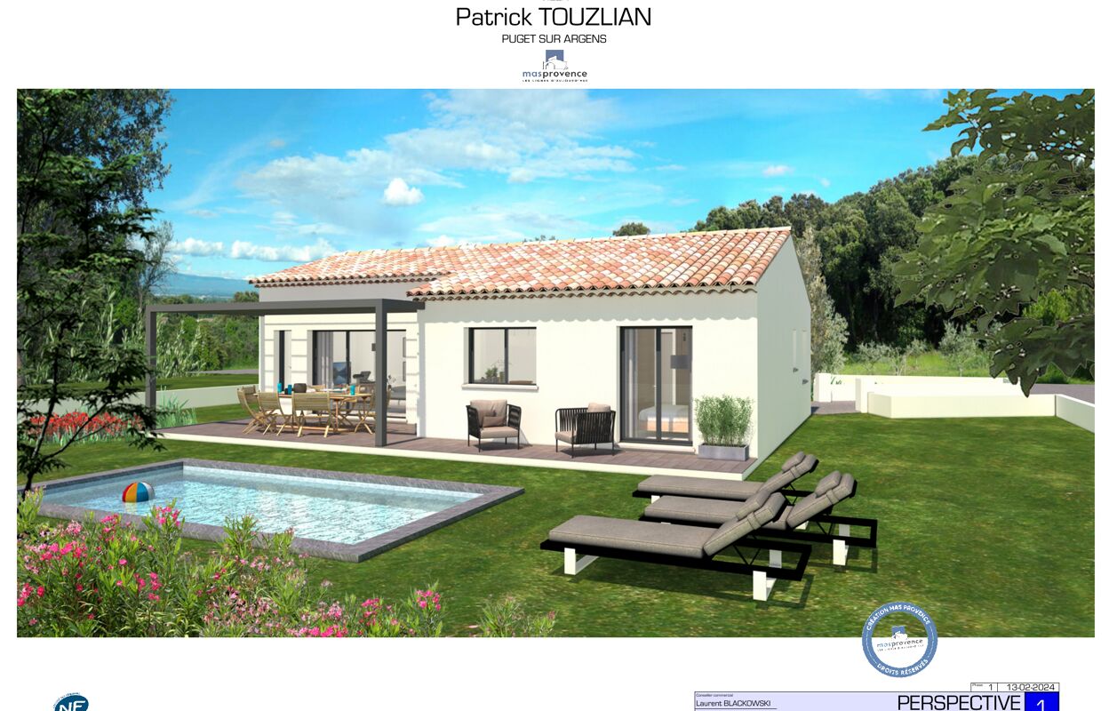 maison 5 pièces 96 m2 à vendre à Puget-sur-Argens (83480)