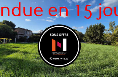 vente terrain 135 000 € à proximité de Souvignargues (30250)