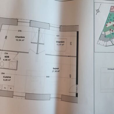 Appartement 3 pièces 210000 €