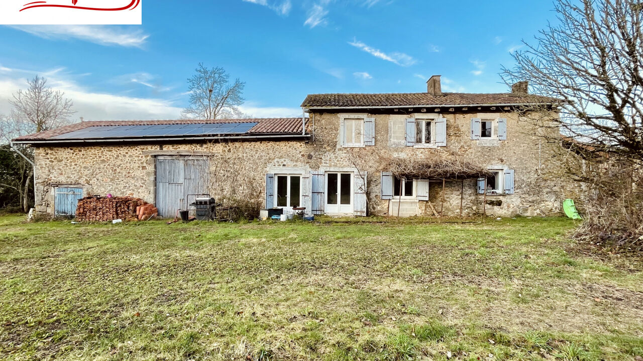 maison 5 pièces 188 m2 à vendre à Lésignac-Durand (16310)