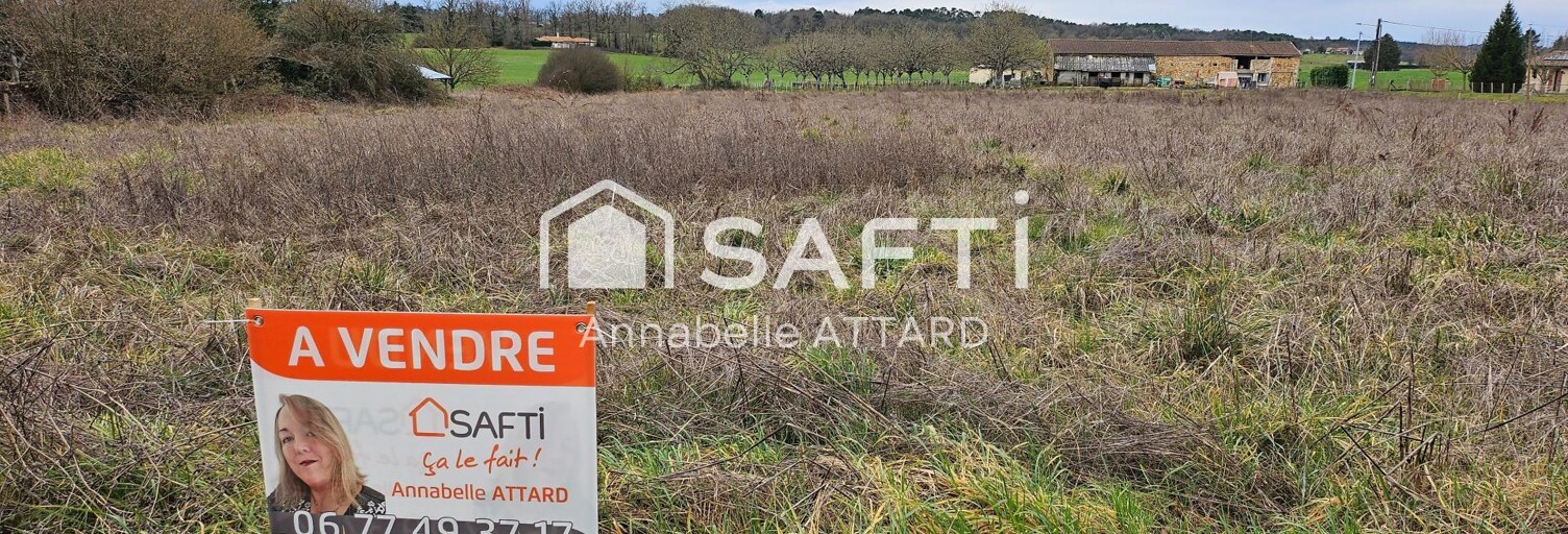 Terrain  2656 m² à vendre à Négrondes (24460)