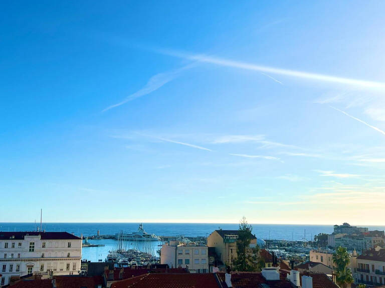 CANNES BAS PETIT JUAS  T3 DE 78m2 VUE MER DOUBLE GARAGE CAVE — photo 1