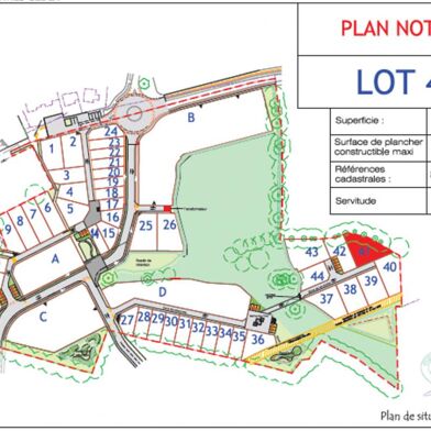 Terrain 587 m²