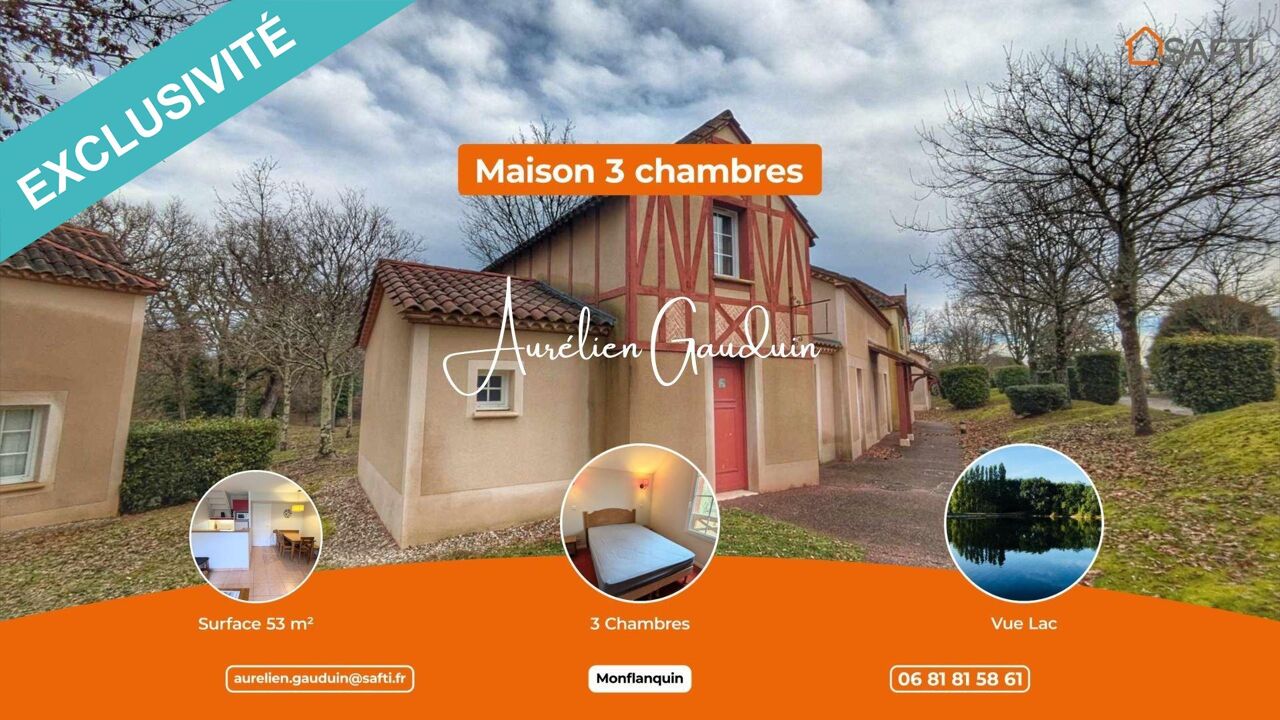 maison 4 pièces 55 m2 à vendre à Monflanquin (47150)