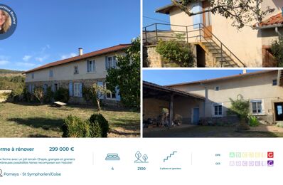 vente maison 299 000 € à proximité de La Chapelle-sur-Coise (69590)