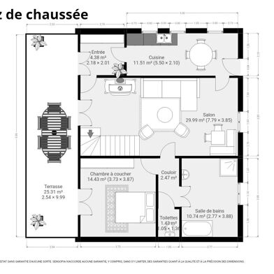 Maison 4 pièces 106 m²