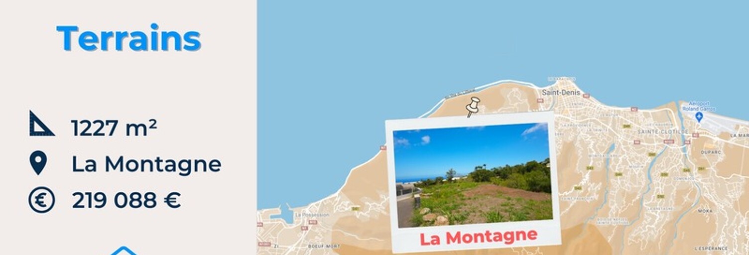 Terrain  1246 m² à vendre à Saint-Denis (97417)