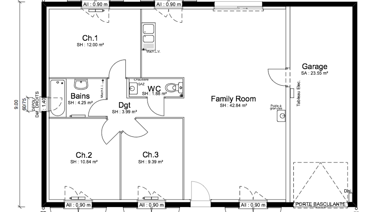 maison 4 pièces 85 m2 à vendre à Saint-Jean-de-Bournay (38440)