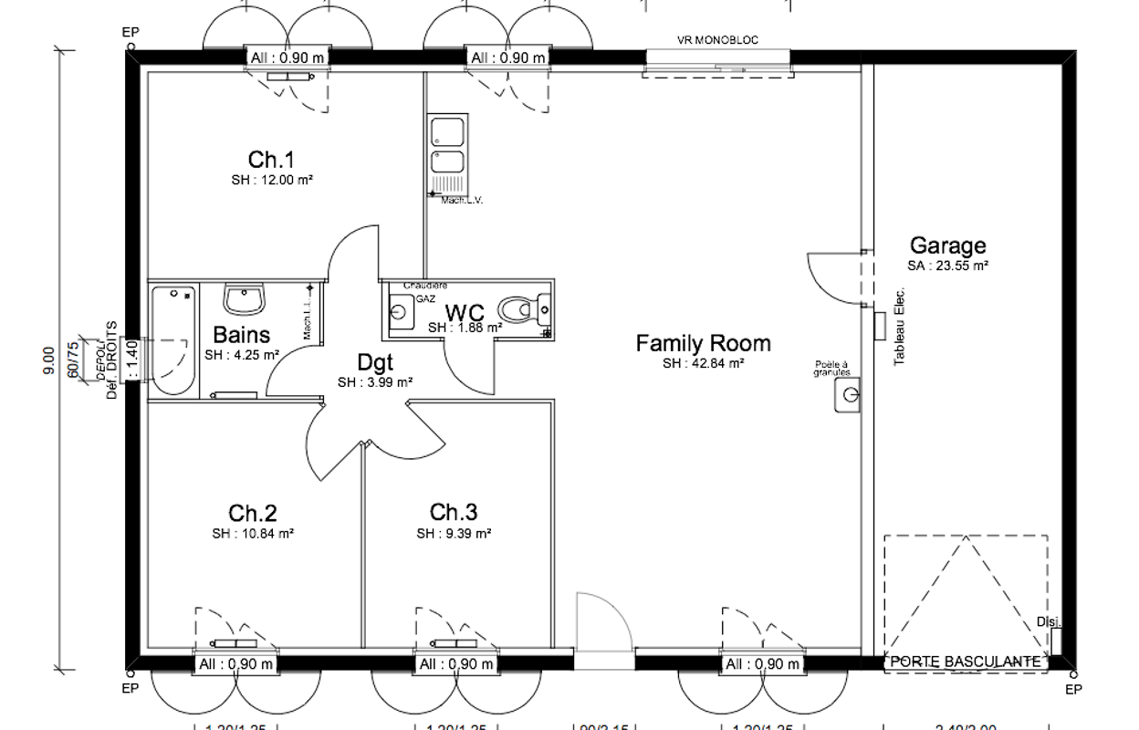 maison 4 pièces 85 m2 à vendre à Saint-Jean-de-Bournay (38440)