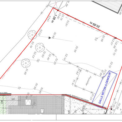 Terrain 443 m²