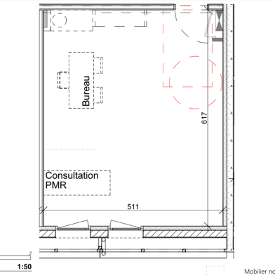 Commerce 1 pièces 575 €
