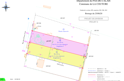 vente terrain 80 000 € à proximité de Fleurbaix (62840)