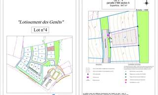 Terrain  847 m² à vendre à La Geneytouse (87400)